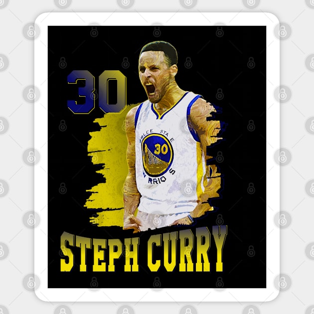 steph curry | 30 Sticker by Aloenalone